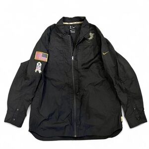 NFL Nike On Field Apparel Black Raincoat with Patches